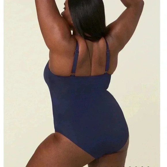 Andie NWT Women’s Navy Blue The Amalfi One Piece Swim Suit Size XXL - Picture 3 of 10